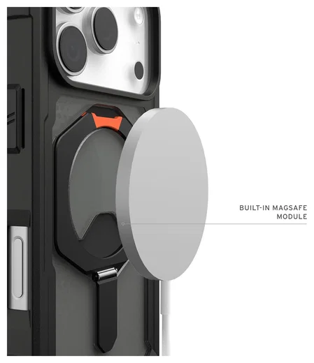 UAG Plasma XTE iPhone 17 Pro Hoesje MagSafe Stand Back Cover Zwart afbeelding 5