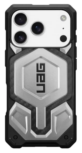 UAG Monarch Pro iPhone 17 Pro Hoesje MagSafe Back Cover Titanium afbeelding 8