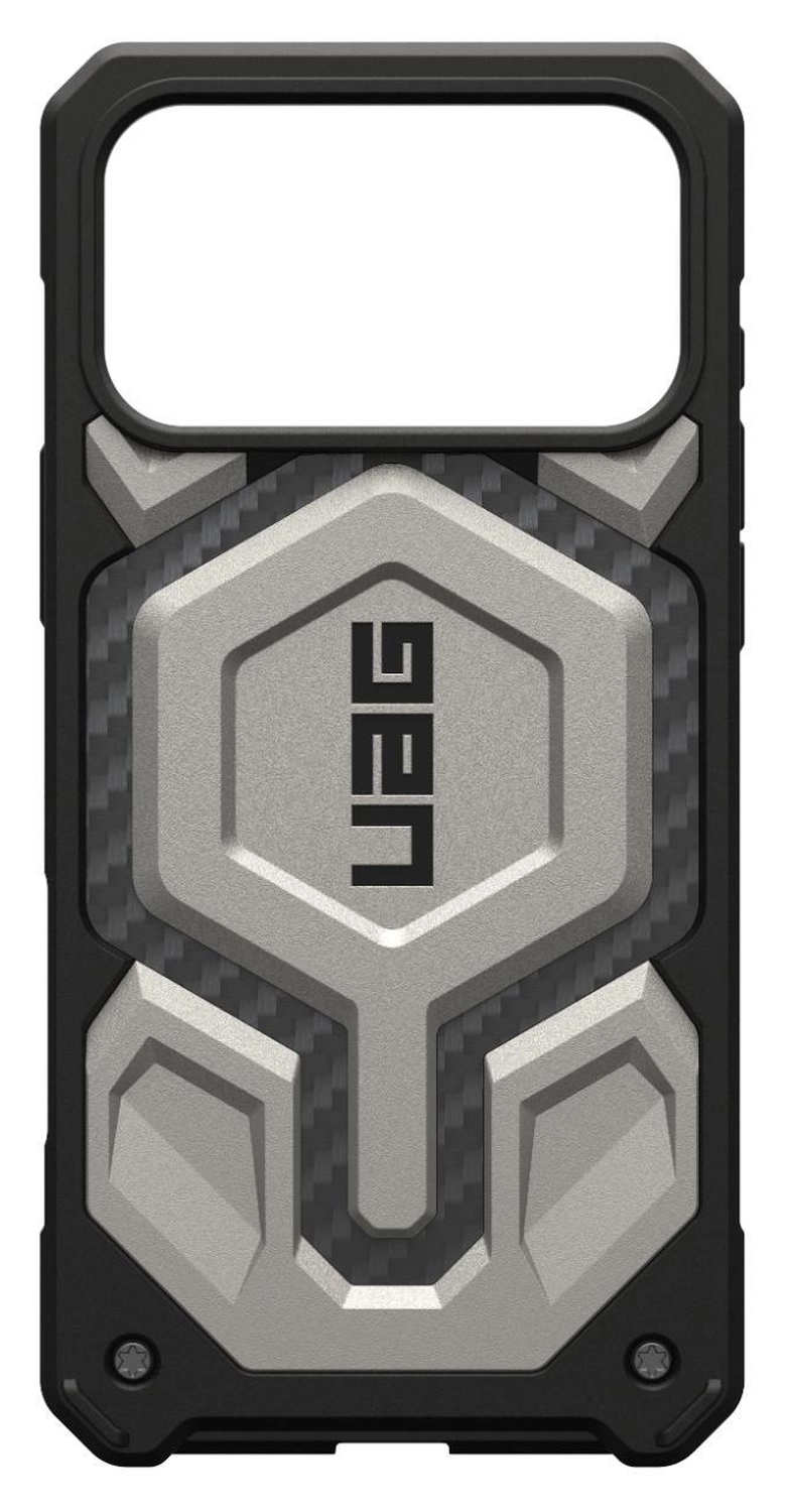 UAG Monarch Pro iPhone 17 Pro Hoesje MagSafe Back Cover Titanium afbeelding 9