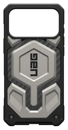 UAG Monarch Pro iPhone 17 Pro Hoesje MagSafe Back Cover Titanium afbeelding 9