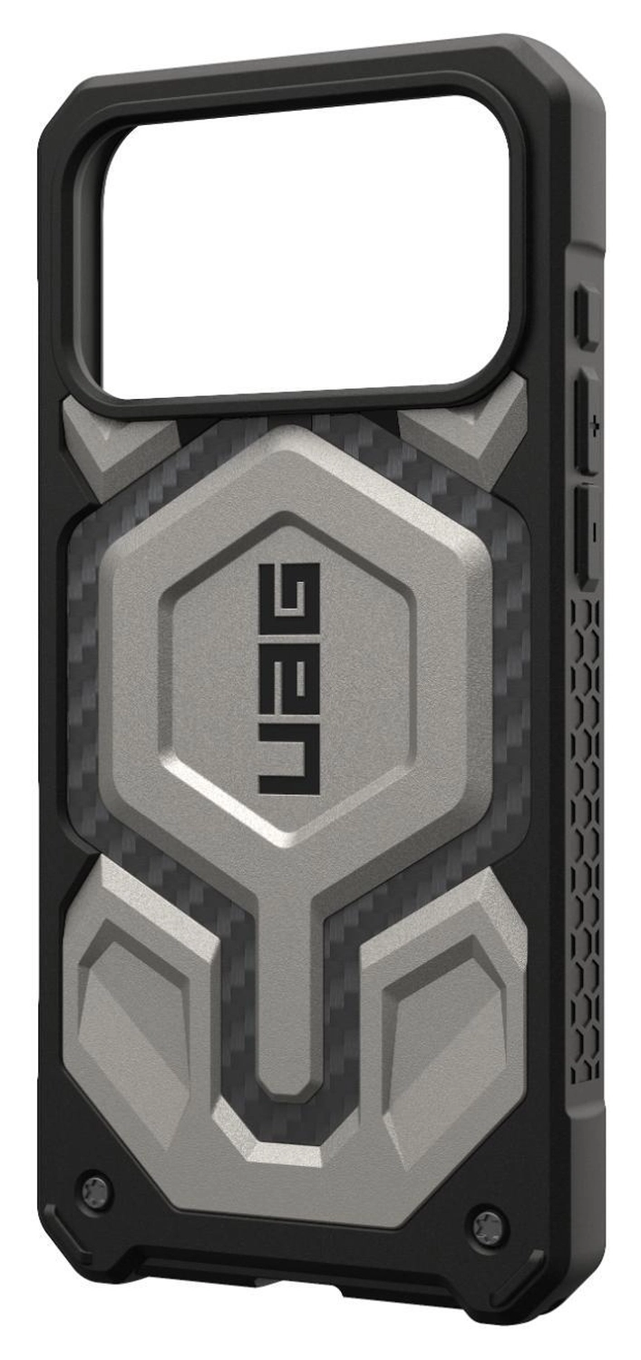 UAG Monarch Pro iPhone 17 Pro Hoesje MagSafe Back Cover Titanium afbeelding 11