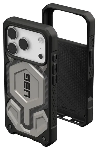 UAG Monarch Pro iPhone 17 Pro Hoesje MagSafe Back Cover Titanium afbeelding 2