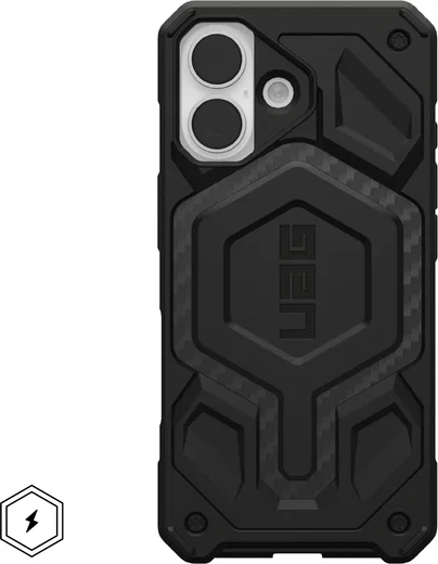UAG Monarch Pro iPhone 17 Hoesje MagSafe Back Cover Carbon Fiber afbeelding 8