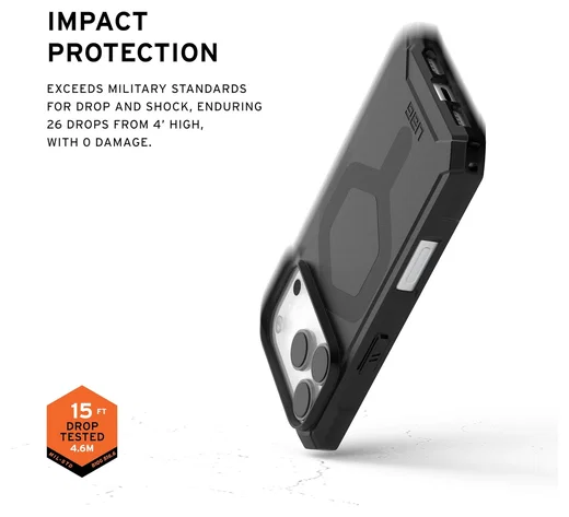 UAG Essential Armor iPhone 17 Pro Hoesje MagSafe Back Cover Zwart afbeelding 4