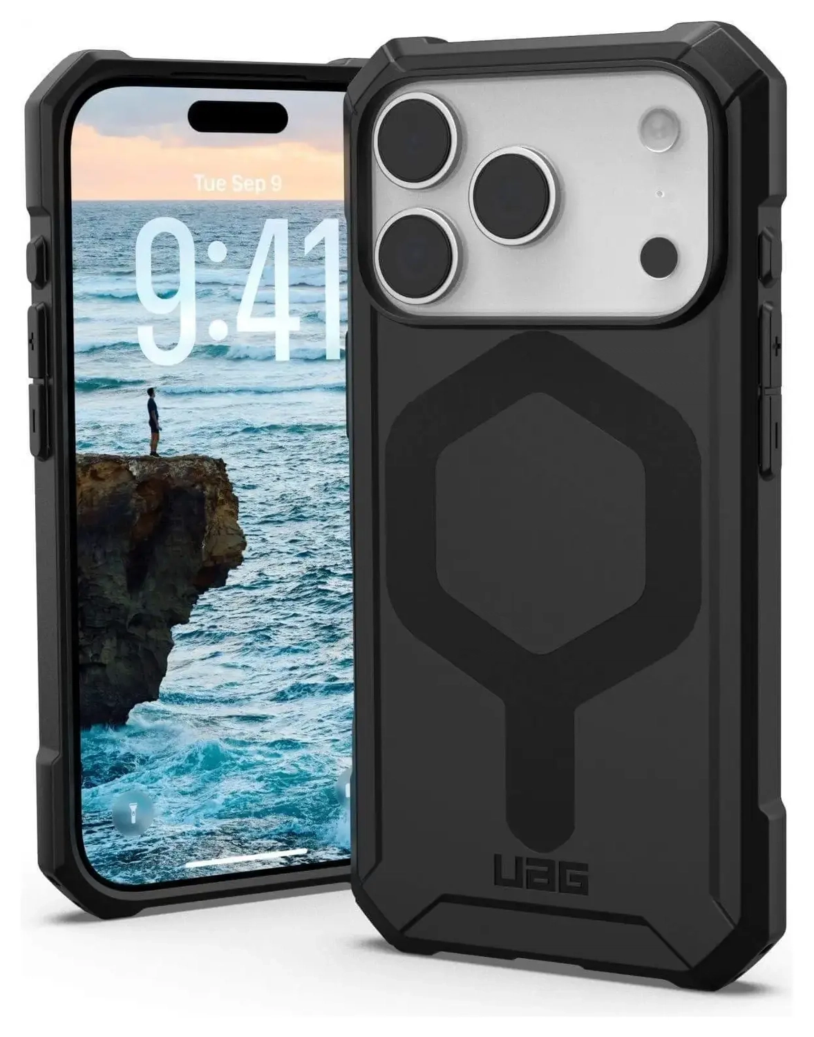 UAG Essential Armor iPhone 17 Pro Hoesje MagSafe Back Cover Zwart afbeelding 1