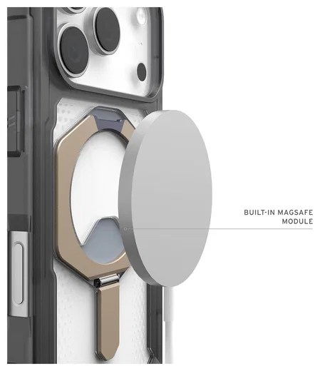 UAG Plasma XTE iPhone 17 Pro Hoesje MagSafe Stand Back Cover Ash Titanium afbeelding 5