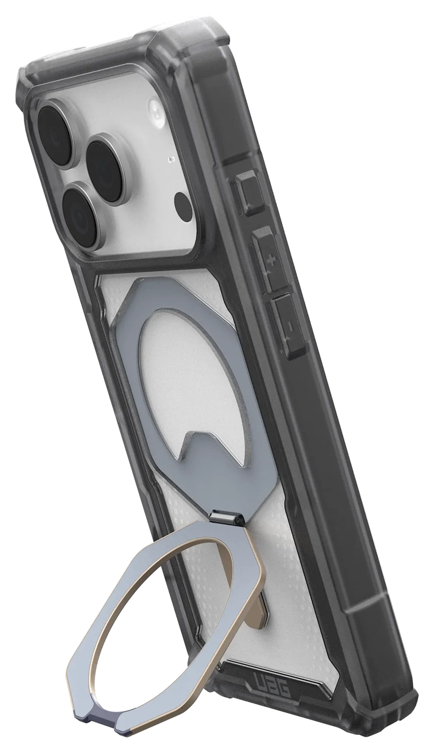 UAG Plasma XTE iPhone 17 Pro Hoesje MagSafe Stand Back Cover Ash Titanium afbeelding 9