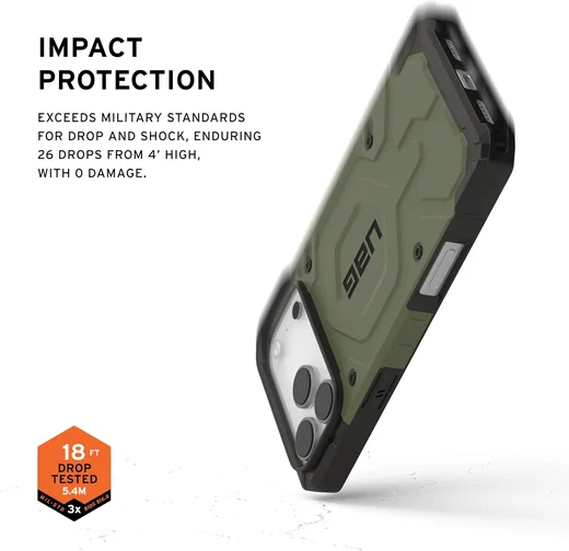 UAG Pathfinder Apple iPhone 17 Pro Max Hoesje MagSafe Back Cover Groen afbeelding 4