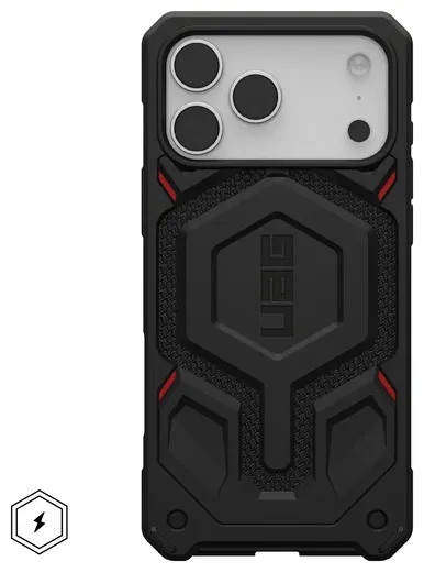 UAG Monarch Pro Apple iPhone 17 Pro Max Hoesje MagSafe Back Cover Kevlar Zwart afbeelding 8