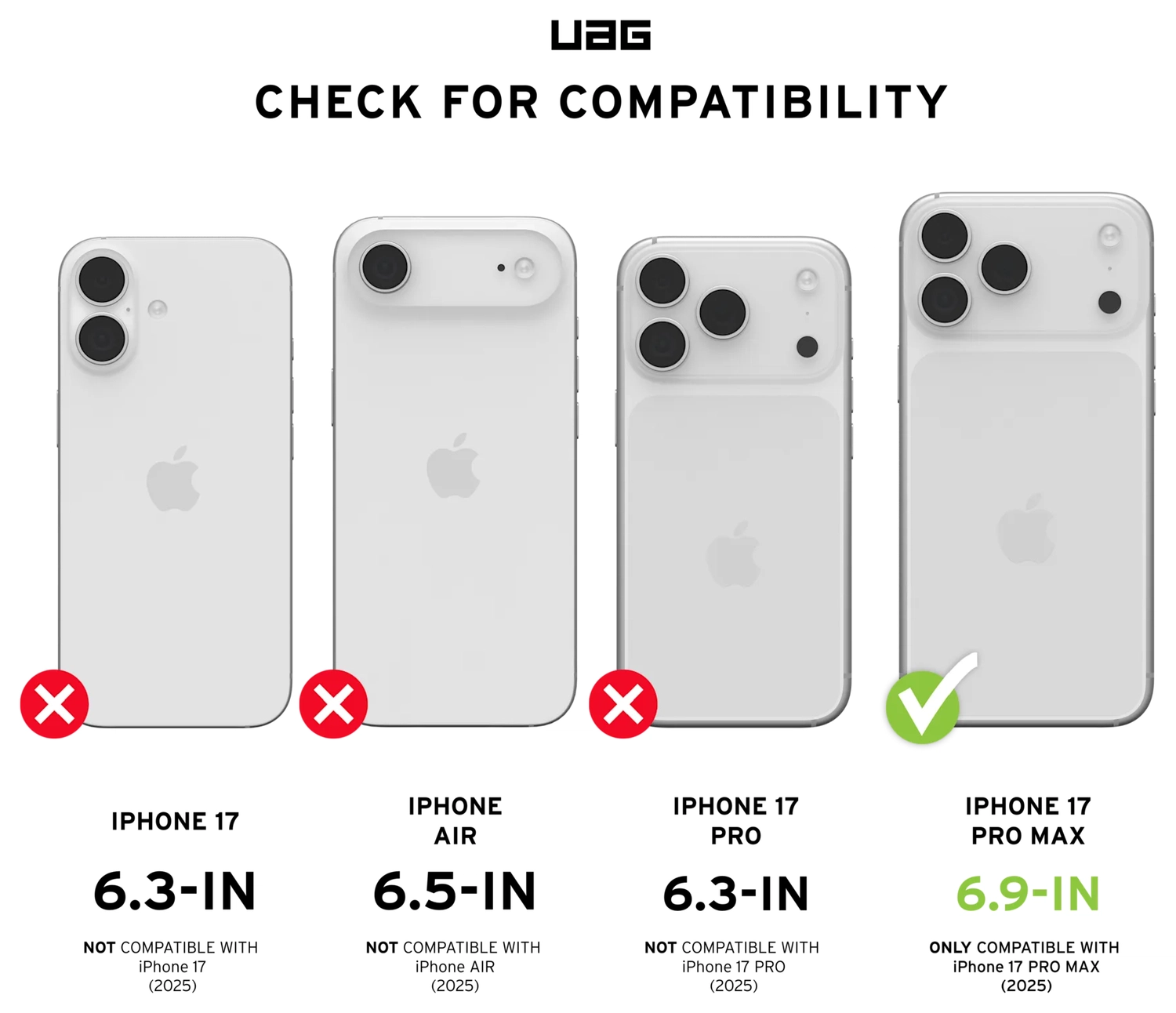 UAG Monarch Pro Apple iPhone 17 Pro Max Hoesje MagSafe Back Cover Kevlar Zwart afbeelding 3