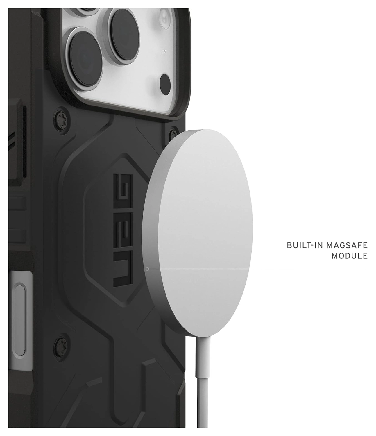 UAG Pathfinder iPhone 17 Pro Hoesje MagSafe Back Cover Zwart afbeelding 5