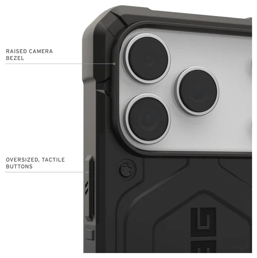 UAG Pathfinder iPhone 17 Pro Hoesje MagSafe Back Cover Zwart afbeelding 6