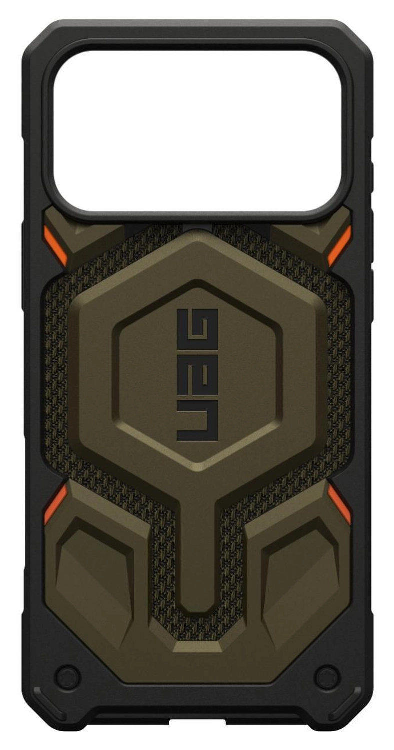UAG Monarch Pro iPhone 17 Pro Hoesje MagSafe Back Cover Kevlar Groen afbeelding 5