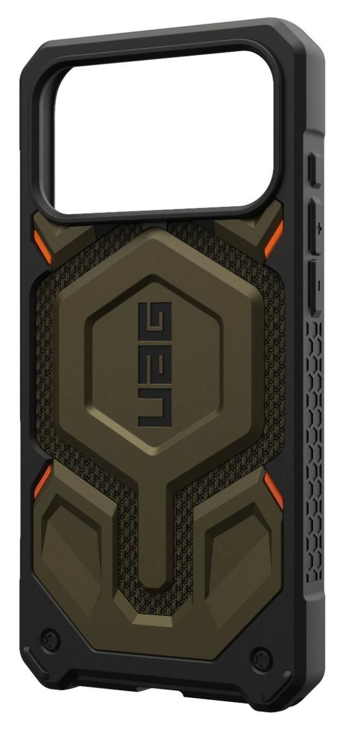UAG Monarch Pro iPhone 17 Pro Hoesje MagSafe Back Cover Kevlar Groen afbeelding 6