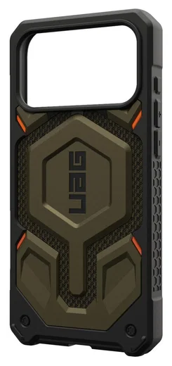UAG Monarch Pro iPhone 17 Pro Hoesje MagSafe Back Cover Kevlar Groen afbeelding 6