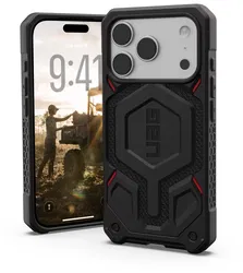 UAG Monarch Pro iPhone 17 Pro Hoesje MagSafe Back Cover Kevlar Zwart afbeelding
