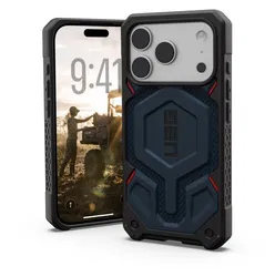 UAG Monarch Pro iPhone 17 Pro Hoesje MagSafe Back Cover Kevlar Mallard afbeelding