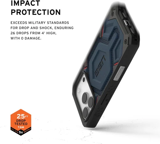 UAG Monarch Pro iPhone 17 Pro Hoesje MagSafe Back Cover Kevlar Mallard afbeelding 4