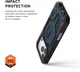 UAG Monarch Pro iPhone 17 Pro Hoesje MagSafe Back Cover Kevlar Mallard afbeelding 4