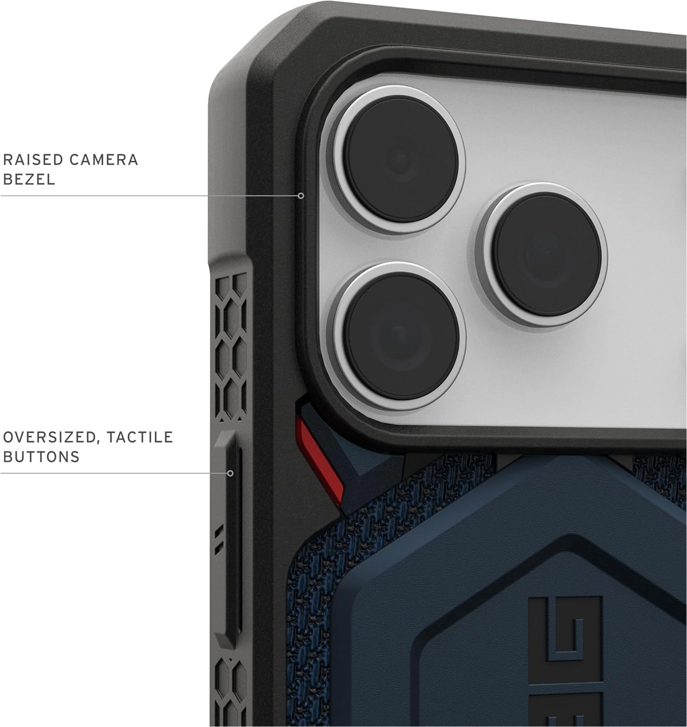 UAG Monarch Pro iPhone 17 Pro Hoesje MagSafe Back Cover Kevlar Mallard afbeelding 6