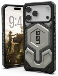 UAG Monarch Pro Apple iPhone 17 Pro Max Hoesje MagSafe Back Cover Titanium afbeelding