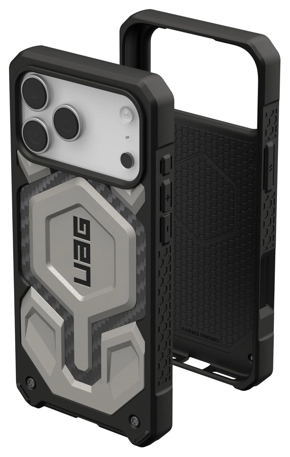 UAG Monarch Pro Apple iPhone 17 Pro Max Hoesje MagSafe Back Cover Titanium afbeelding 2