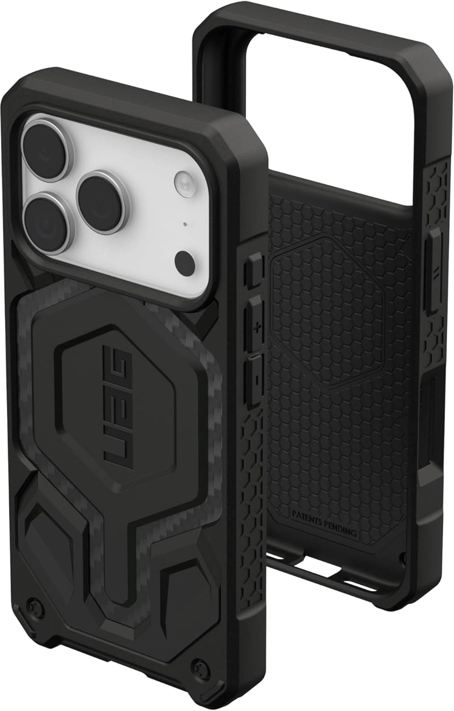 UAG Monarch Pro iPhone 17 Pro Hoesje MagSafe Back Cover Carbon Fiber afbeelding 2