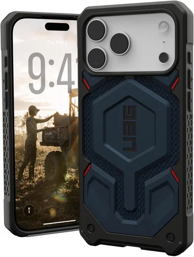UAG Monarch Pro Apple iPhone 17 Pro Max Hoesje MagSafe Back Cover Kevlar Mallard afbeelding 1