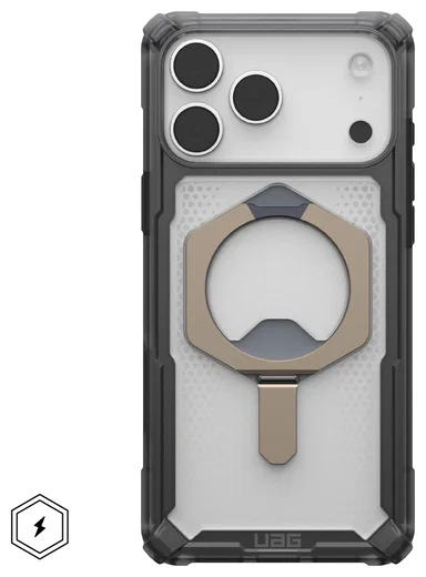 UAG Plasma XTE iPhone 17 Pro Max Hoesje MagSafe Stand Back Cover Ash Titanium afbeelding 2