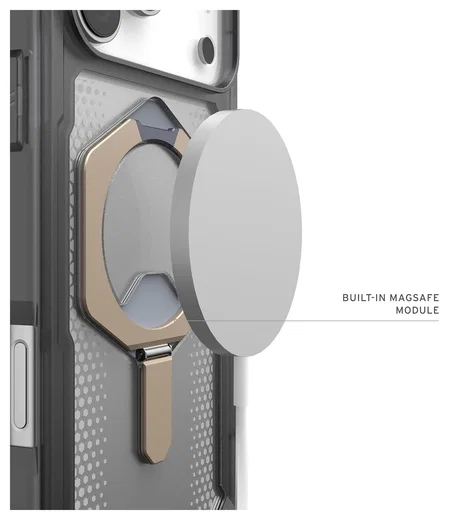 UAG Plasma XTE iPhone 17 Pro Max Hoesje MagSafe Stand Back Cover Ash Titanium afbeelding 5