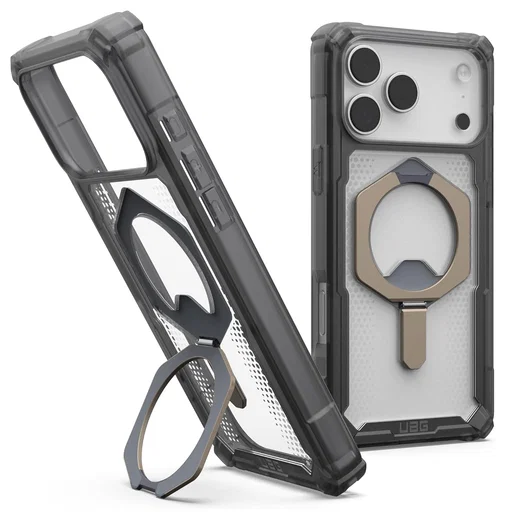 UAG Plasma XTE iPhone 17 Pro Max Hoesje MagSafe Stand Back Cover Ash Titanium afbeelding 1