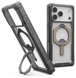 UAG Plasma XTE iPhone 17 Pro Max Hoesje MagSafe Stand Back Cover Ash Titanium afbeelding