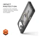 UAG Plasma XTE iPhone 17 Pro Max Hoesje MagSafe Stand Back Cover Ash Titanium afbeelding 4