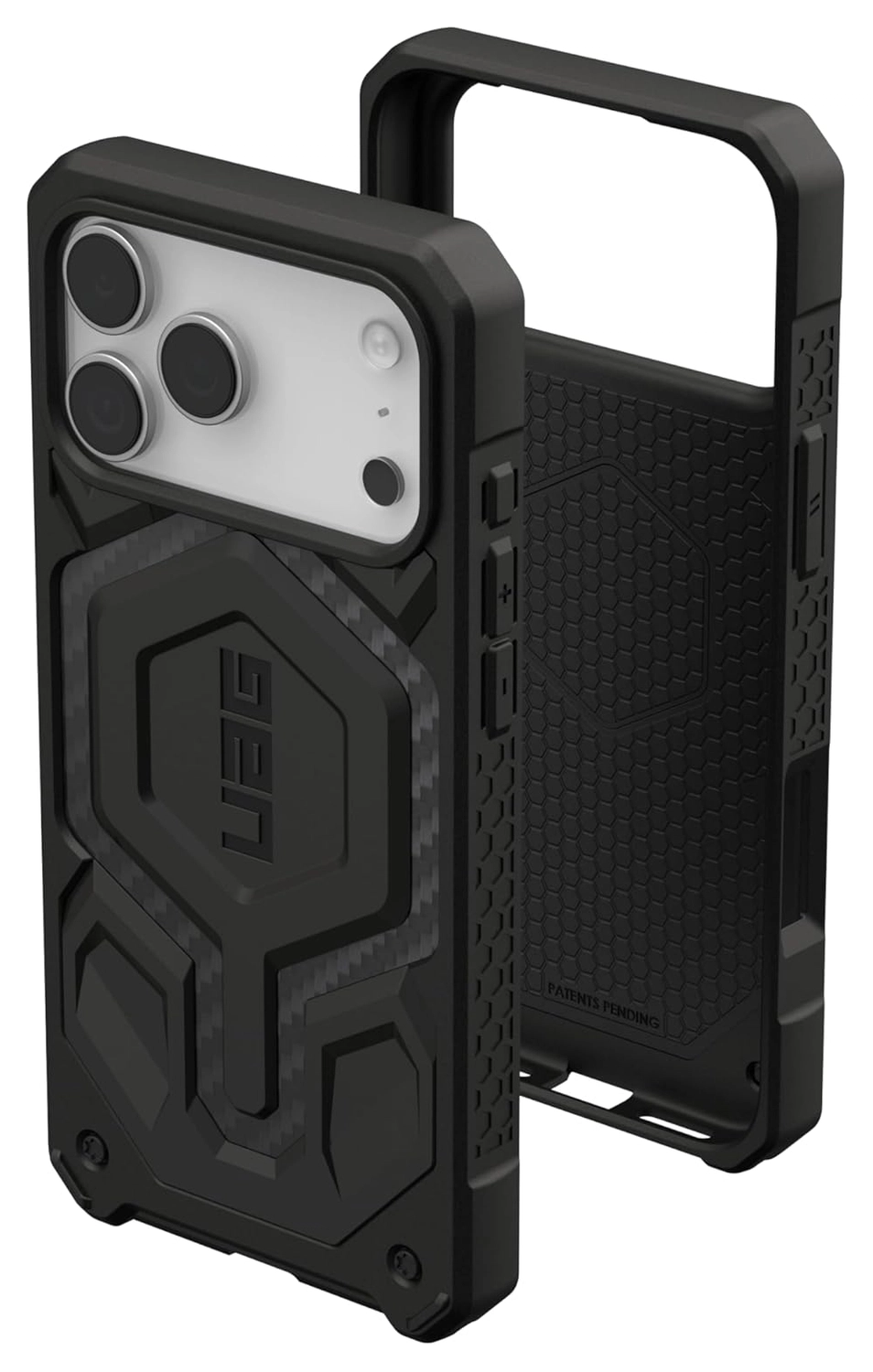 UAG Monarch Pro Apple iPhone 17 Pro Max Hoesje MagSafe Back Cover Carbon Fiber afbeelding 2