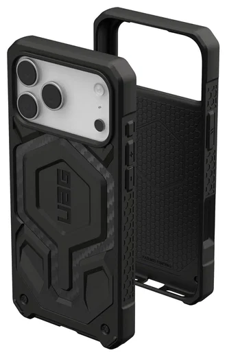 UAG Monarch Pro Apple iPhone 17 Pro Max Hoesje MagSafe Back Cover Carbon Fiber afbeelding 2
