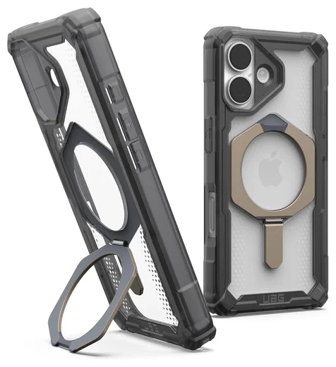 UAG Plasma XTE iPhone 17 Hoesje MagSafe Stand Back Cover Ash Titanium afbeelding 1