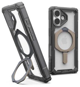UAG Plasma XTE iPhone 17 Hoesje MagSafe Stand Back Cover Ash Titanium