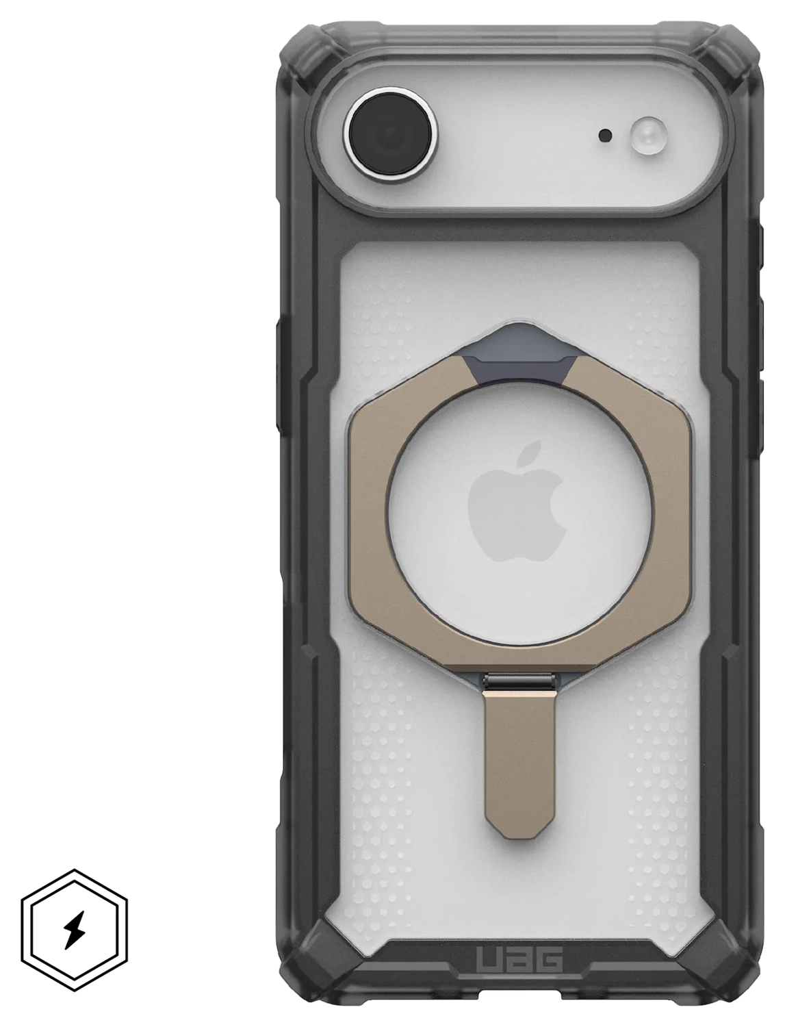 UAG Plasma XTE iPhone Air Hoesje MagSafe Stand Back Cover Ash Titanium afbeelding 7