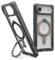 UAG Plasma XTE iPhone Air Hoesje MagSafe Stand Back Cover Ash Titanium afbeelding