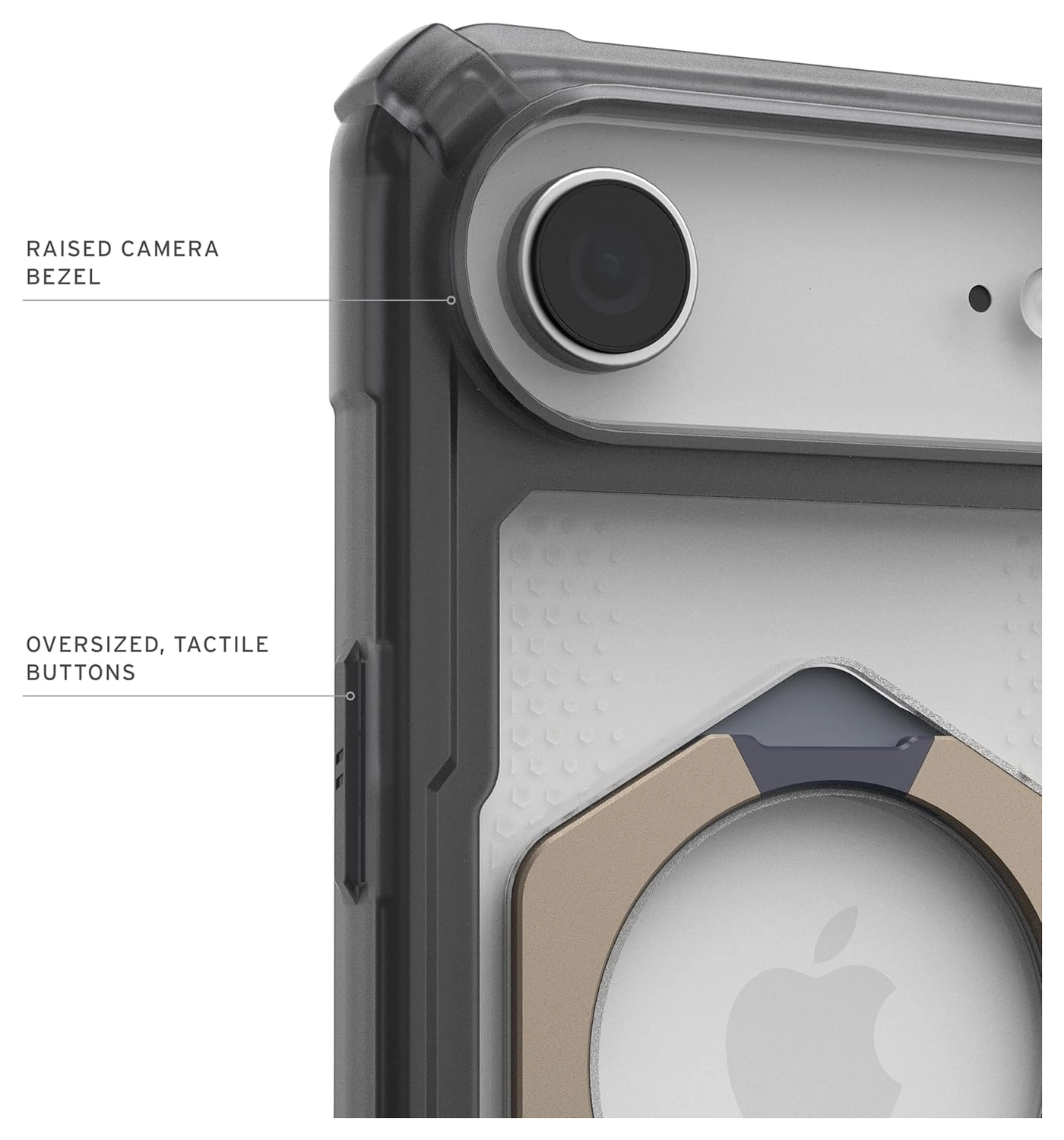 UAG Plasma XTE iPhone Air Hoesje MagSafe Stand Back Cover Ash Titanium afbeelding 6