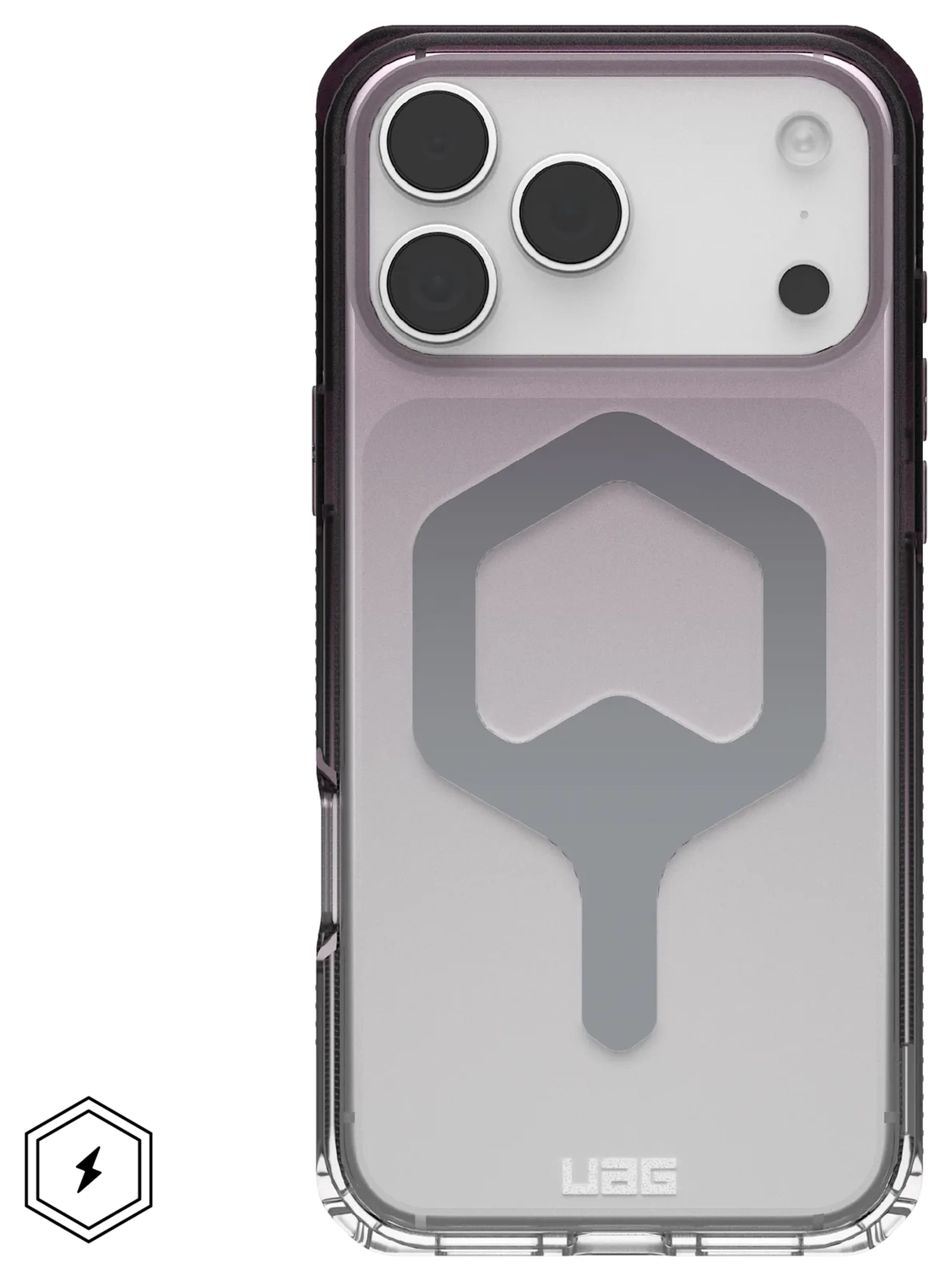 UAG Plyo Pro iPhone 17 Pro Max Hoesje MagSafe Back Cover Zwart Transparant afbeelding 8