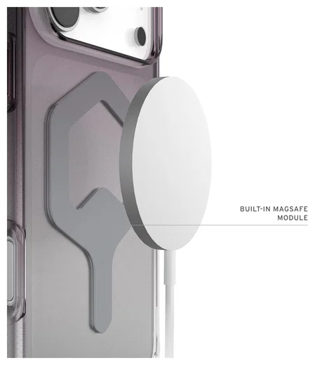 UAG Plyo Pro iPhone 17 Pro Max Hoesje MagSafe Back Cover Zwart Transparant afbeelding 5