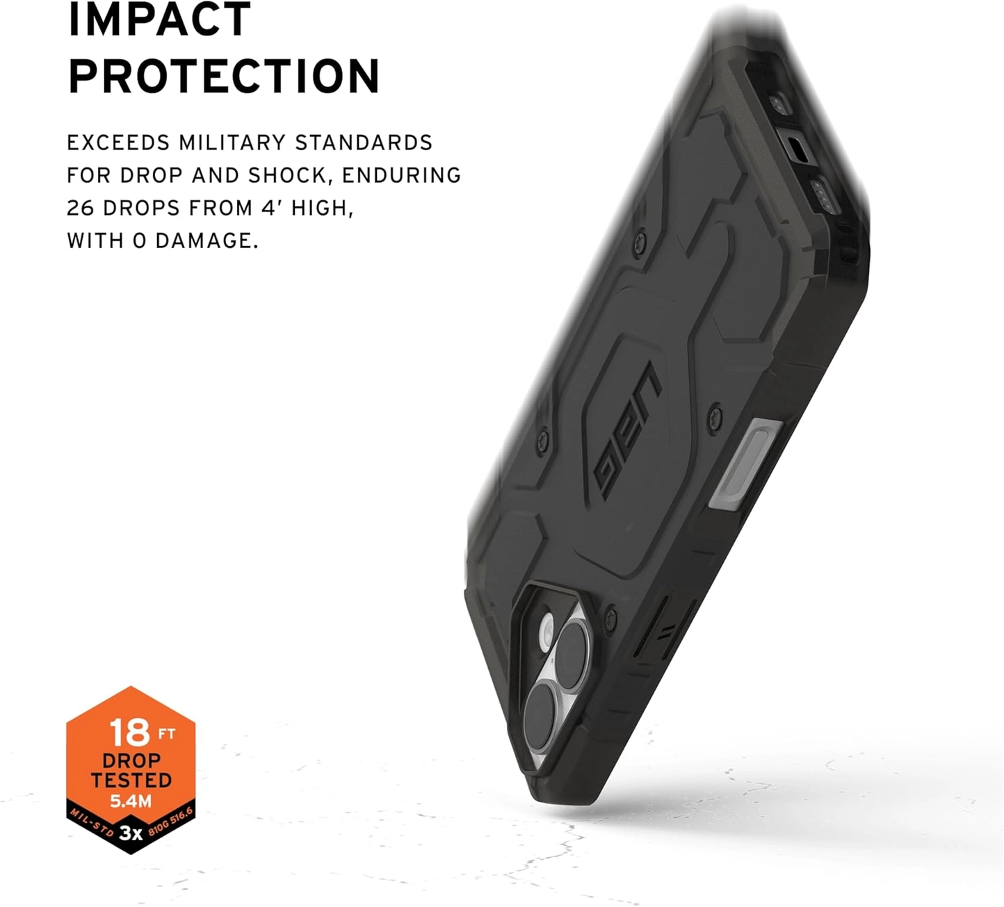 UAG Pathfinder Apple iPhone 17 Hoesje MagSafe Back Cover Zwart afbeelding 4