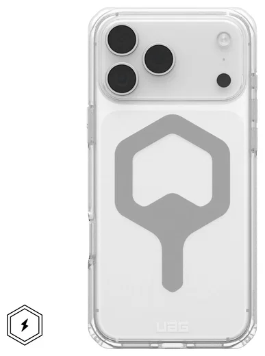 UAG Plyo Pro iPhone 17 Pro Max Hoesje MagSafe Back Cover Ice Zilver afbeelding 2