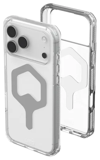 UAG Plyo Pro iPhone 17 Pro Max Hoesje MagSafe Back Cover Ice Zilver afbeelding 1