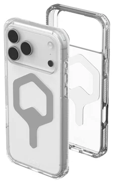 UAG Plyo Pro iPhone 17 Pro Max Hoesje MagSafe Back Cover Ice Zilver