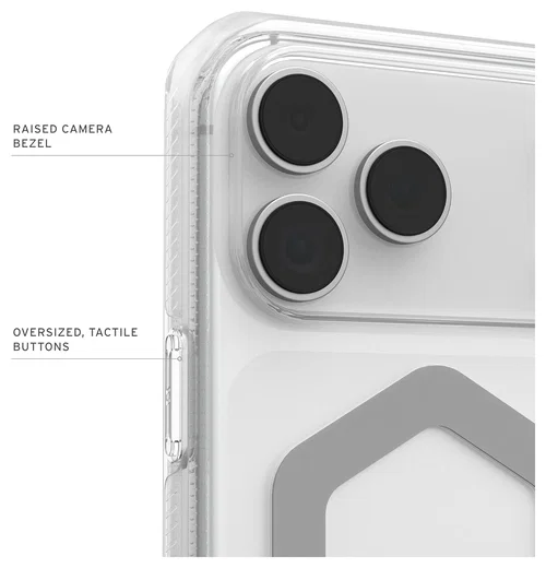 UAG Plyo Pro iPhone 17 Pro Max Hoesje MagSafe Back Cover Ice Zilver afbeelding 6