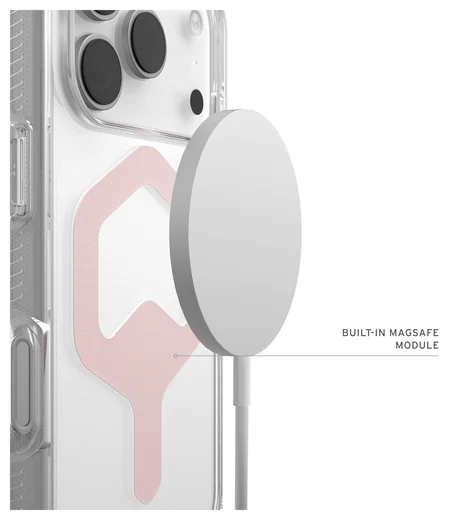 UAG Plyo Pro iPhone 17 Pro Hoesje MagSafe Back Cover Ice Roze Goud afbeelding 5