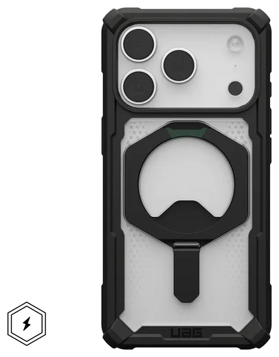 UAG Plasma XTE iPhone 17 Pro Hoesje MagSafe Stand Back Cover Transparant Zwart afbeelding 7