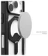 UAG Plasma XTE iPhone 17 Pro Hoesje MagSafe Stand Back Cover Transparant Zwart afbeelding 4